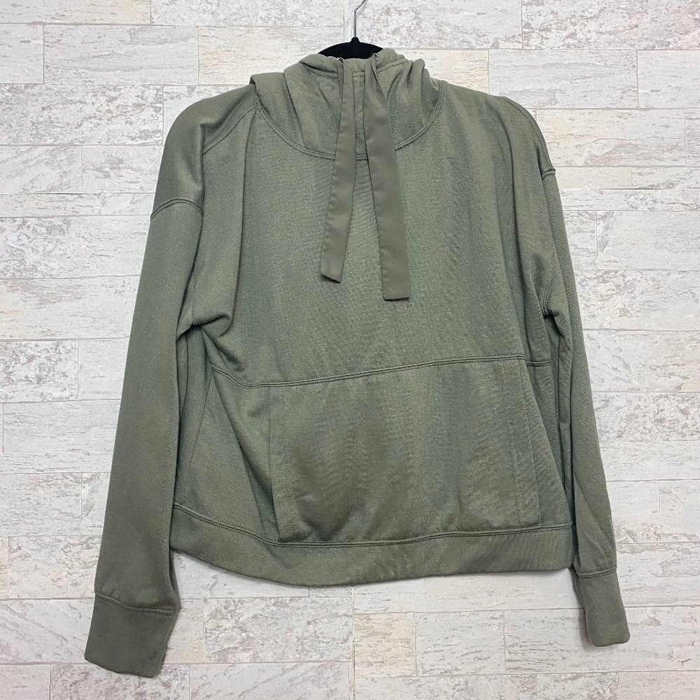 Philosophy Women's Olive Green Hoodie Size Small